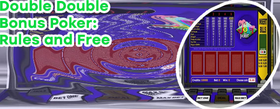 Double joker poker slot machine