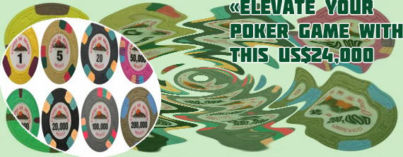 Monogrammed poker chips